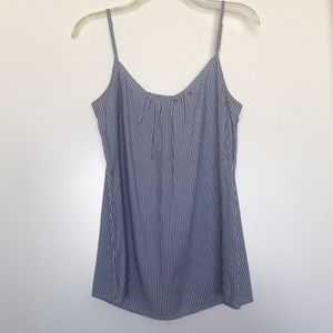 Blue striped camisole